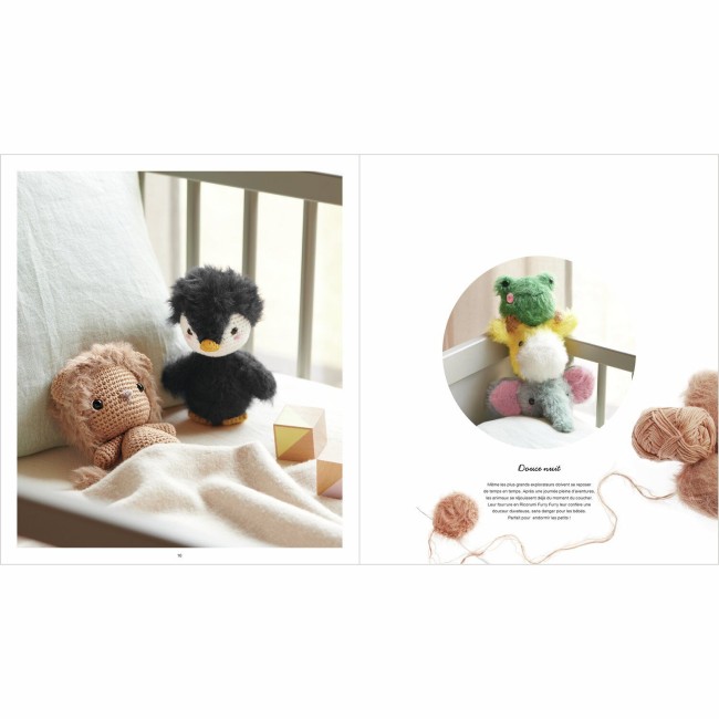 Ricorumi Furry Animals ; Crochetez de jolis animaux avec le Fil fourrure Ricorumi Furry Furry