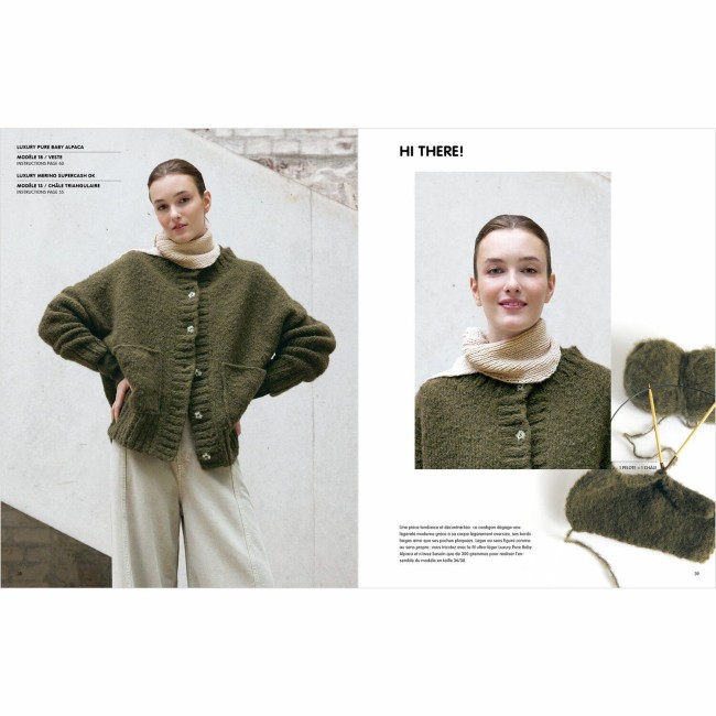 Luxury Knits Premium Natural Fibres ; 21 modèles tricotés pour femme