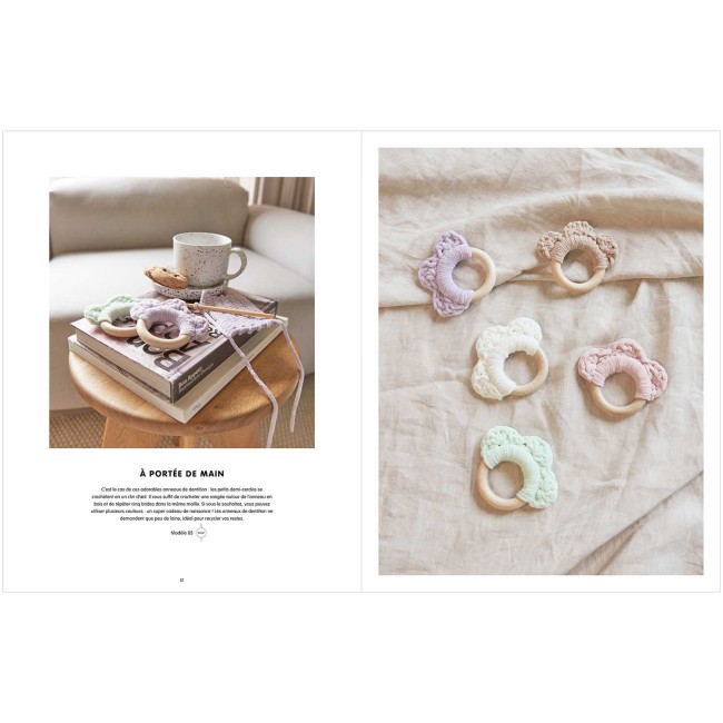 Catalogue Chenillove Baby - Couverture, nid d'ange et doudous pour bébé au tricot et crochet Rico Design