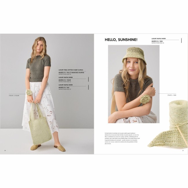 Luxury Knits Handknitting Collection Summer Pieces - 22 modèles tricot et crochet pour femme Luxury Knits Handknitting Collection Summer Pieces - 22 modèles tricot et crochet pour femme | Little Tricot