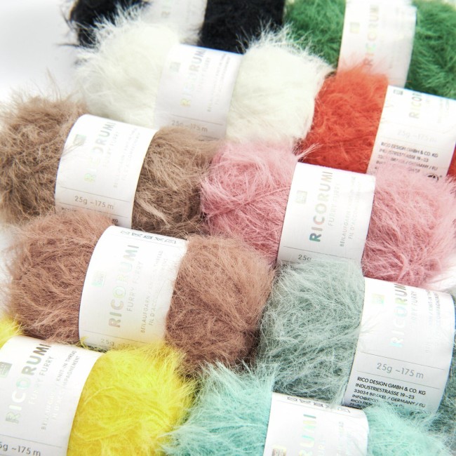 Ricorumi Furry Furry - 005 Turquoise 25 GR 175 M | Little Tricot