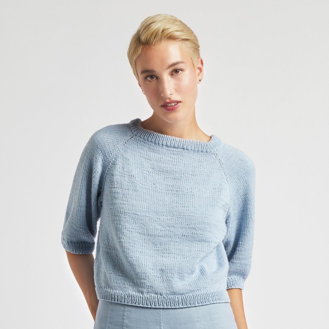 Luxury Cotton Silk Cashmere dk - 008 Bleu pigeon 50 GR 110 M Luxury Cotton Silk Cashmere dk - 008 Bleu pigeon 50 GR 110 M | Little Tricot