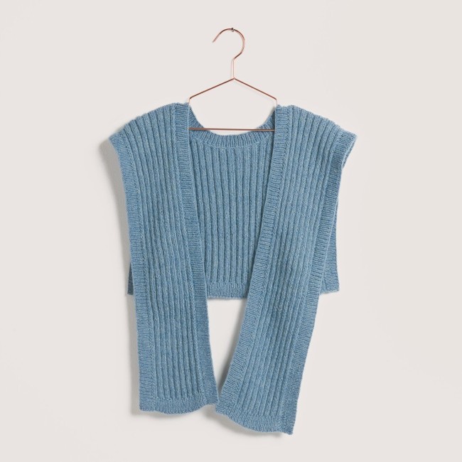 Creative Cotton Fleece dk - 018 Bleu pigeon 100 GR 250 M | Little Tricot