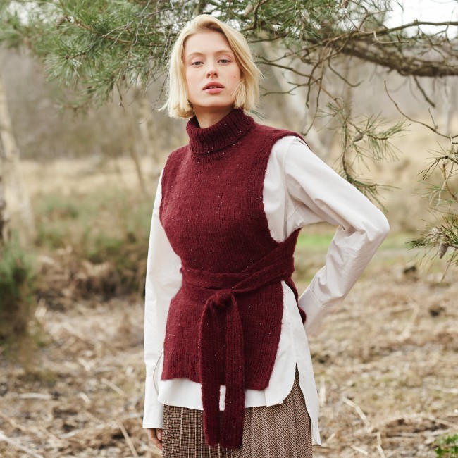 Luxury Merino Alpaca Dream aran - 004 Bordeaux 50 GR 125 M