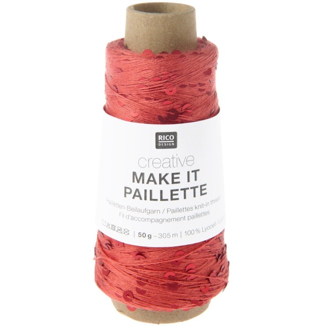 Creative Make It Paillette - 004 Rouge 50 GR 305 M Rico Design