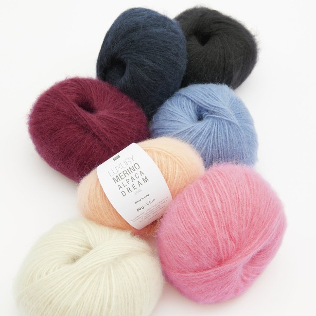 Rico Design Luxury Merino Alpaca Dream aran - 003 Pink 50 GR 125 M
