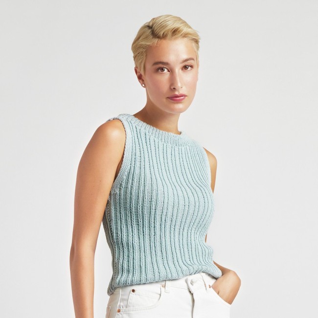 Luxury Cotton Silk Cashmere dk - 009 Bleu clair 50 GR 110 M Luxury Cotton Silk Cashmere dk - 009 Bleu clair 50 GR 110 M | Little Tricot