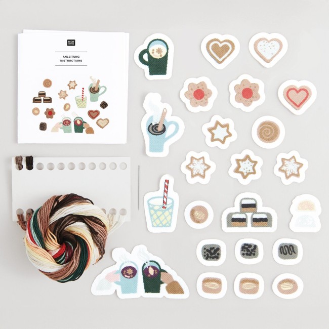 Kit de Stick & Stitch - Biscuits 19 motifs