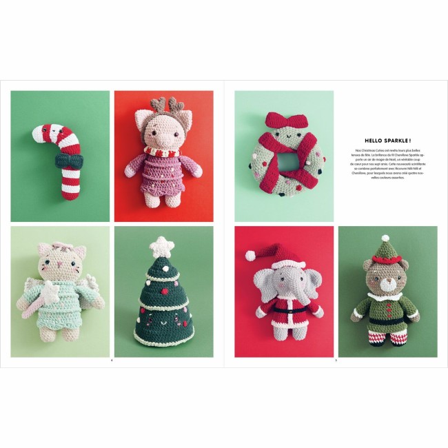 Chenillove Sparkle Christmas ;  Crochetez des figurines de Noël festives