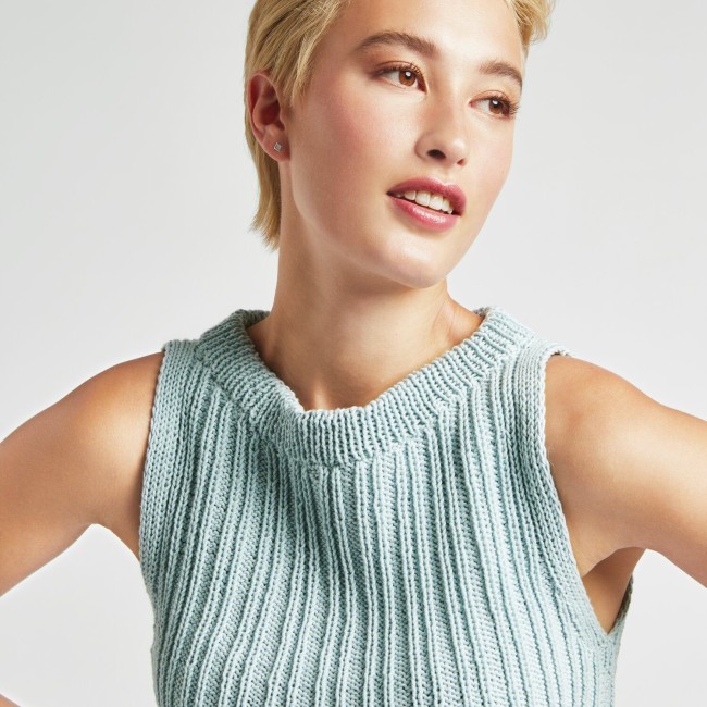 Luxury Cotton Silk Cashmere dk - 009 Bleu clair 50 GR 110 M Luxury Cotton Silk Cashmere dk - 009 Bleu clair 50 GR 110 M | Little Tricot