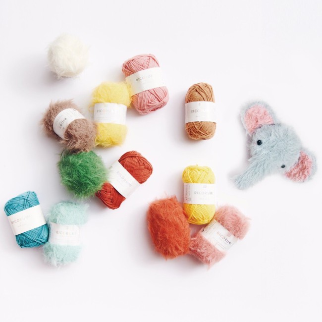 Ricorumi Furry Animals ; Crochetez de jolis animaux avec le Fil fourrure Ricorumi Furry Furry