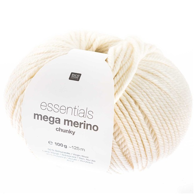 Essentials Mega Wool chunky - 09 Rouge 100 GR 115 M Rico Design