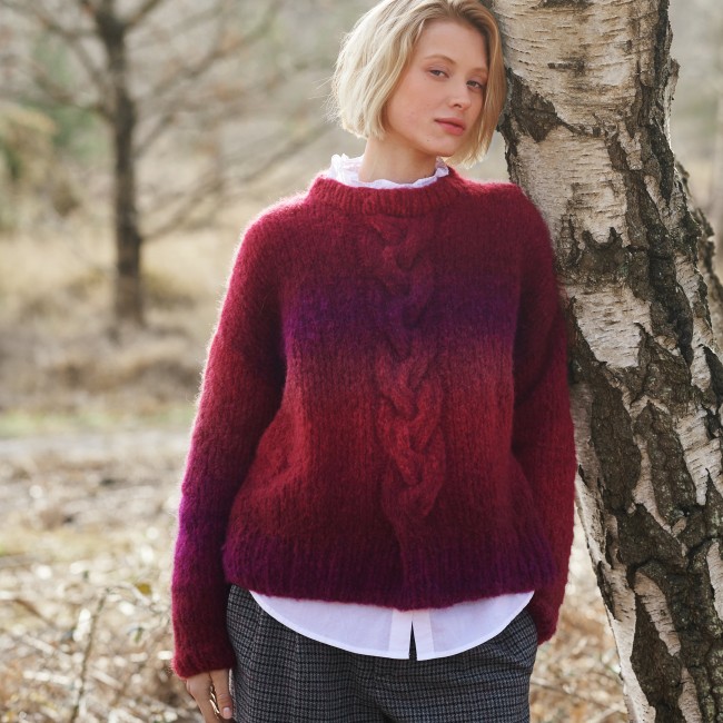 Fashion Alpaca Superfine Heavens Big Cloud - 008 Red berries 100 GR 280 M