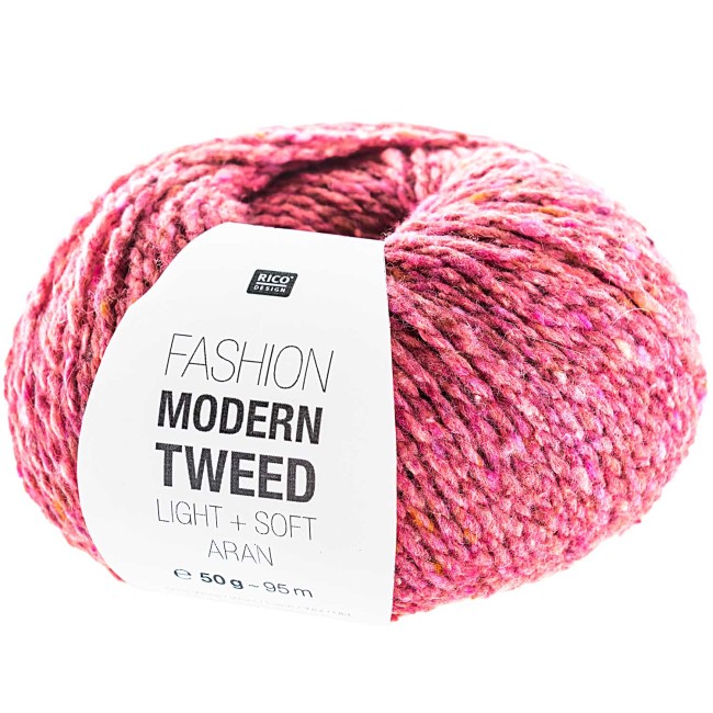 Fashion Modern Tweed aran Rico Design - 006 Baie 50G 95M