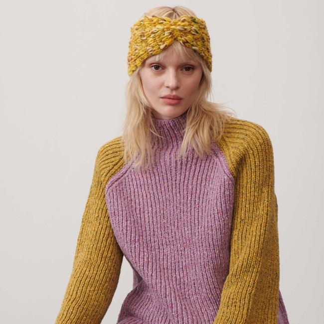 Fashion Modern Tweed aran Rico Design - 012 Lilas 50G 95M