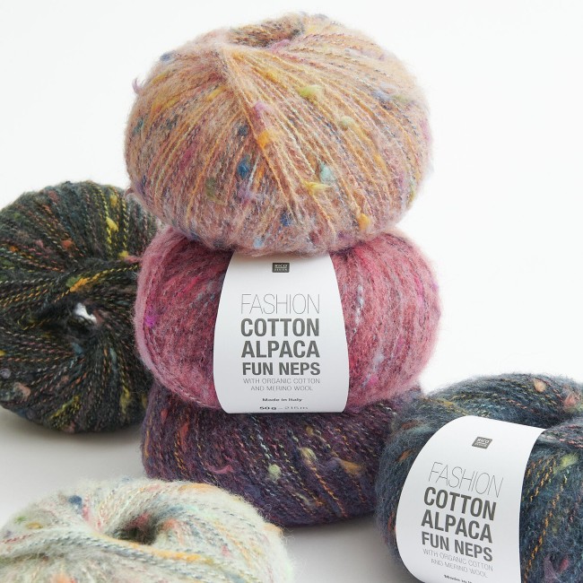 Fashion Cotton Alpaca Fun Neps - 003 Baie 50 GR 215 M Rico Design