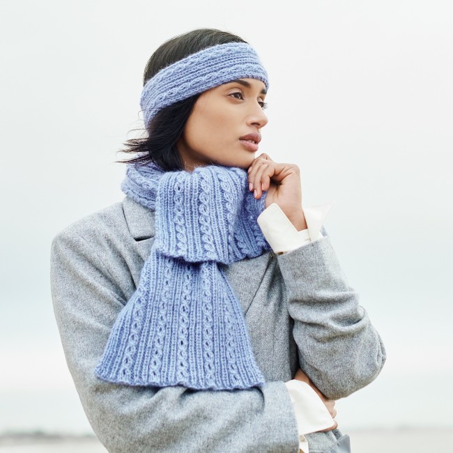 Luxury Merino Alpaca Dream aran - 005 Bleu pigeon 50 GR 125 M