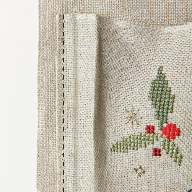 Kit de broderie au point de croix compté - Calendrier de l'Avent 