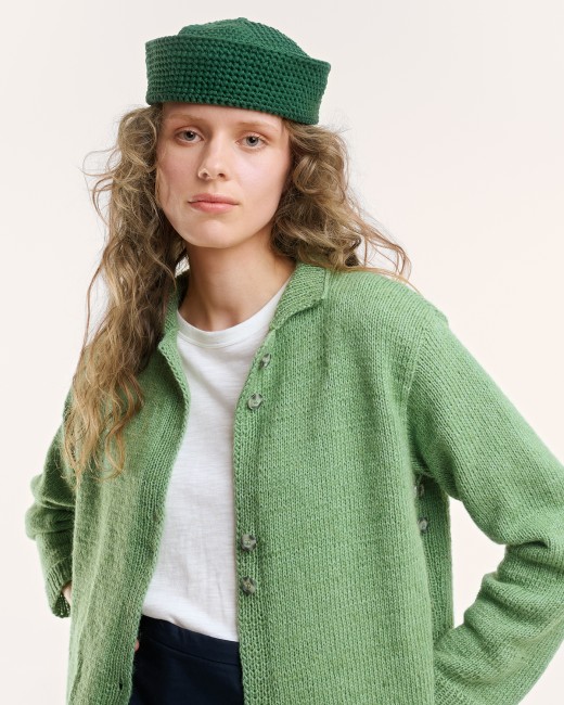 Creative Cotton Fleece dk - 017 lierre 100 GR 250 M Rico Design | Little Tricot