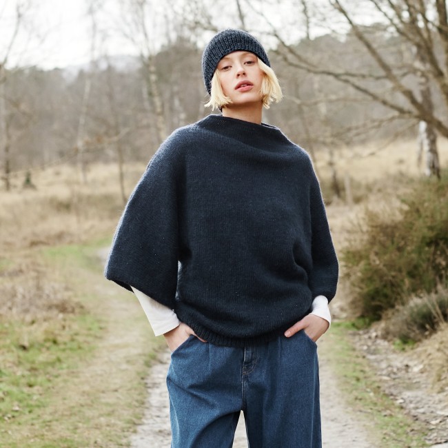 Luxury Merino Alpaca Dream aran - 006 Bleu marine 50 GR 125 M