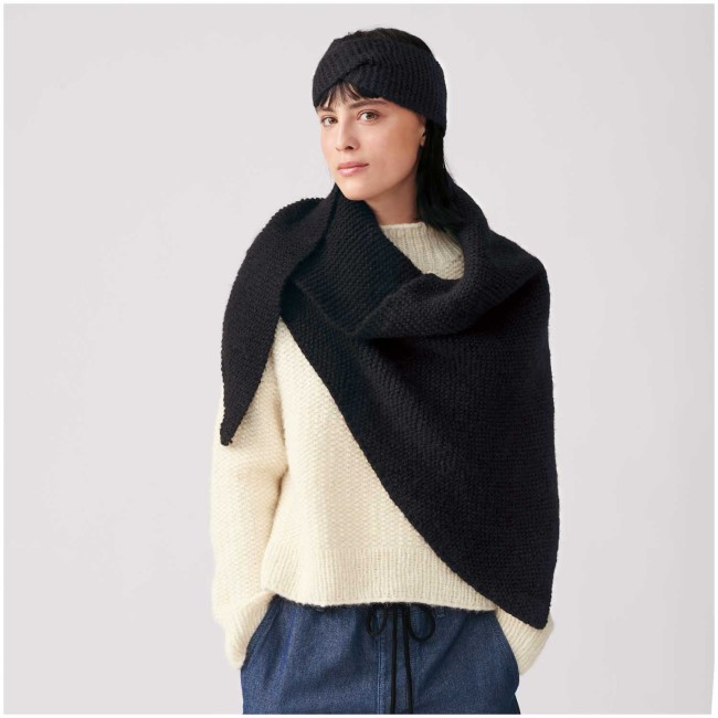 Luxury Baby Alpaga & Merino chunky - Madly in Love - 005 Noir 50 GR 130 M