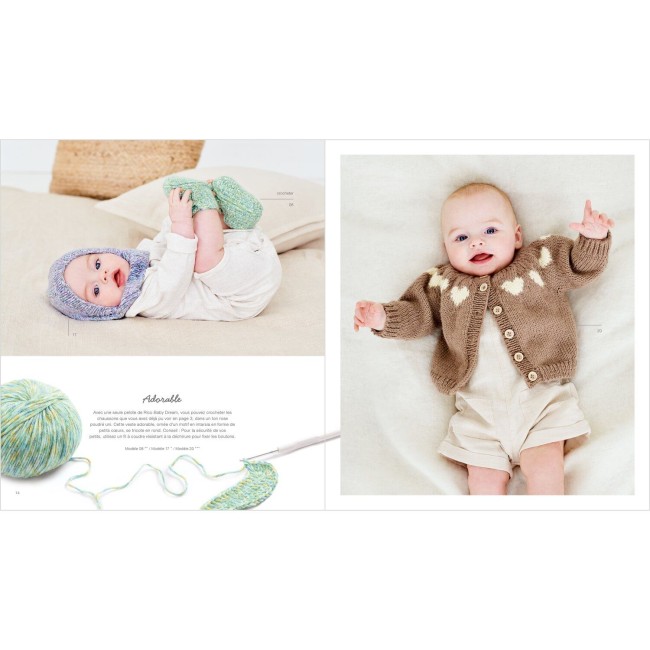Rico Baby N° 044 - 22 modèles tricot bébé de 0 mois à 3 ans Rico Design Rico Baby N° 044 - 22 modèles tricot bébé de 0 mois à 3 ans Rico Design