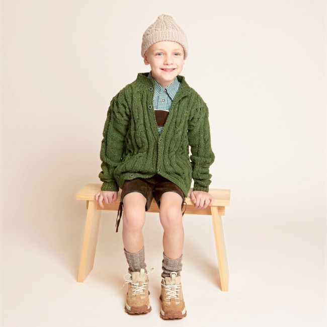 Fashion Modern Tweed aran Rico Design - 018 Olive 50G 95M