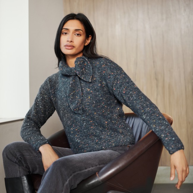 Fashion Cotton Alpaca Fun Neps - 005 Bleu marine 50 GR 215 M