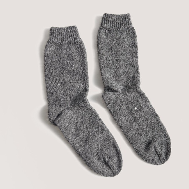 Socks Alpaca Luxury 4 fils - 007 Gris 100 GR 380 M