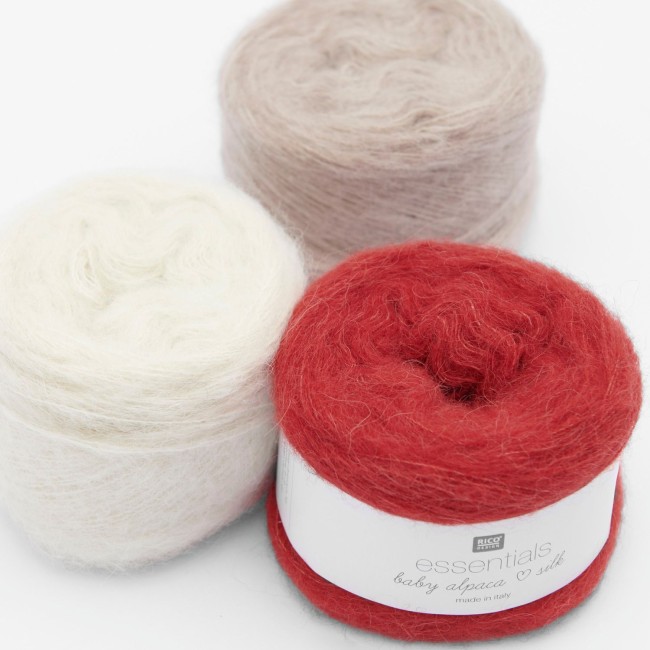 Essentials Baby Alpaca Loves Silk - 015 Rouge 25 GR 200 M