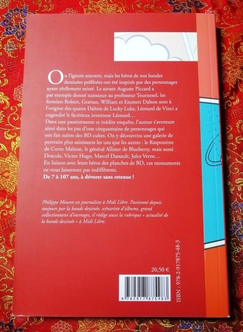 Livre La véritable histoire des héros de BD de Philippe Mouret