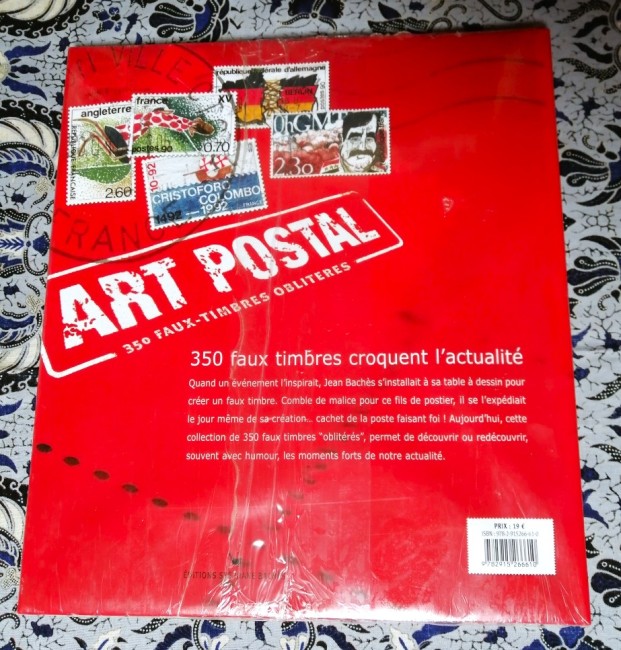 Mail+Art+350+faux+timbres+oblitérés+stéphane+bachès+9782915266610+livre_1 Livre Mail - Art - 350 faux timbres oblitérés de Jean Bachès