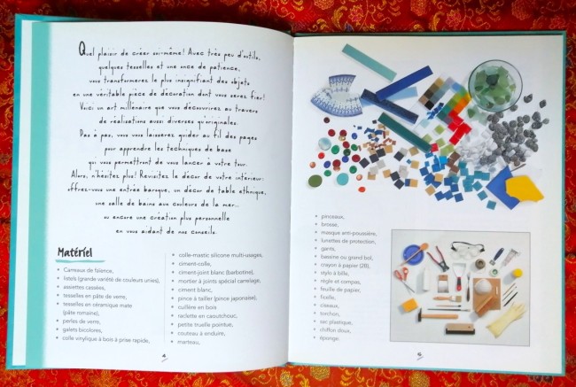 Livre Mosaïque Collection Créa déco éditions Fleurus