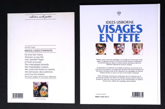 Livres Maquillages d'enfants et Visages de fêtes