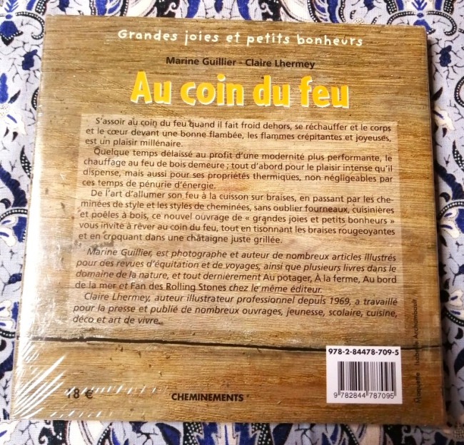 Livre Au coin du feu Grandes joies et petits bonheurs de Marine Guillier