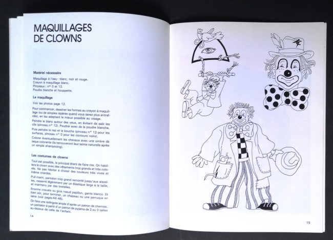 Livres Maquillages d'enfants et Visages de fêtes