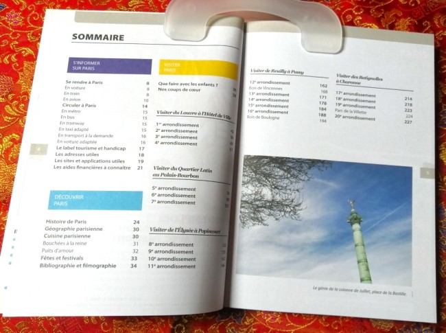 Livre Libre accès Paris guide touristique pour personnes à mobilité réduite