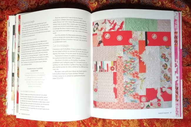 Livre Patchworks et Quilts de Cassandra Ellis éditions marabout