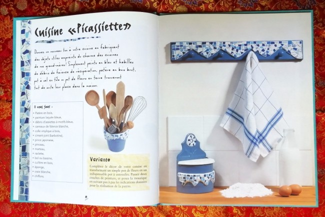 Livre Mosaïque Collection Créa déco éditions Fleurus