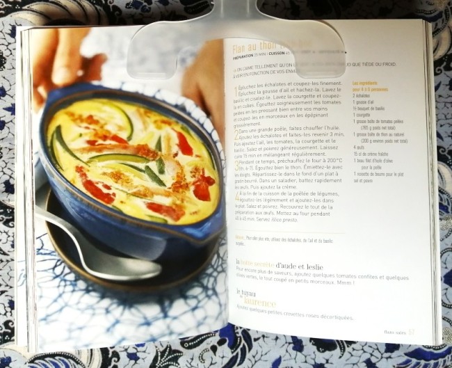 Livre Tians et flans collection La popote de potes