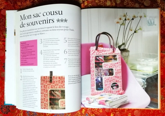 Livre Scrap mania Col. Quatre mains de Florence Le Maux