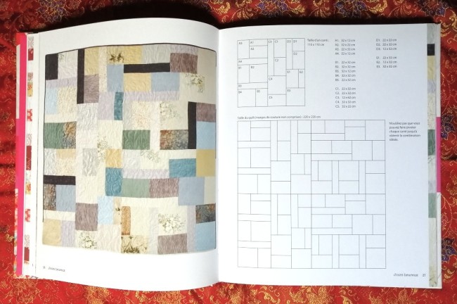 Livre Patchworks et Quilts de Cassandra Ellis éditions marabout