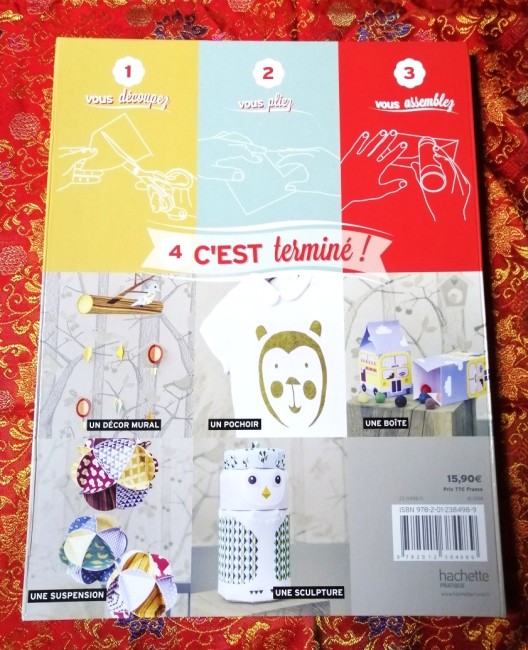 Livre My little déco Kit d'objets en papier de Le BDAG