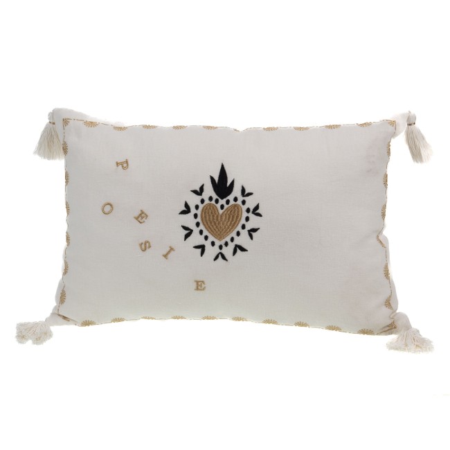 Coussin poésie 40x60 cm