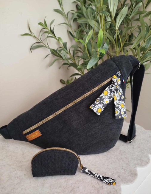 sac banane marguerite fait main petite créatrice france