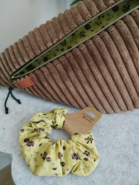 Sac banane marron bandoulière chouchou tendance