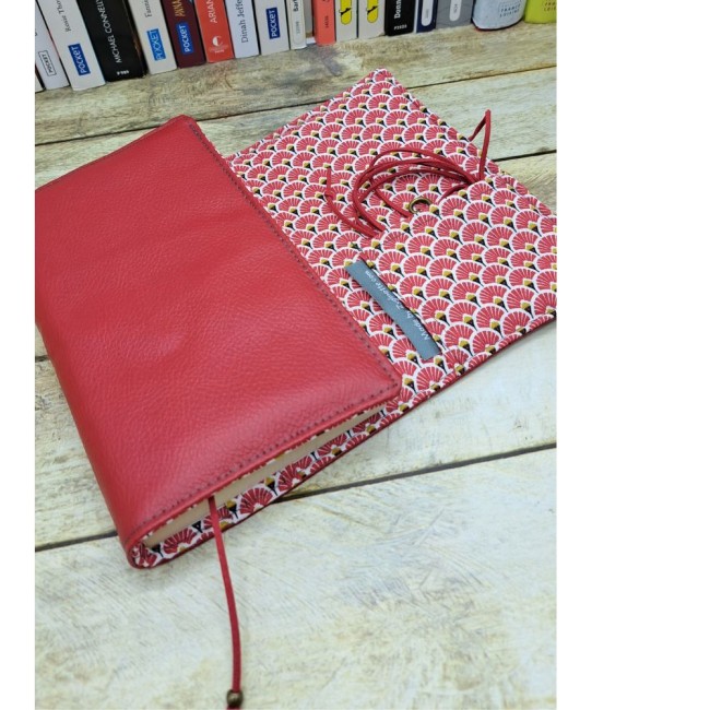 Couverture livre en tissu fait main, couvre livre 6 formats, pochette 3 formats cache couverture - vue 3