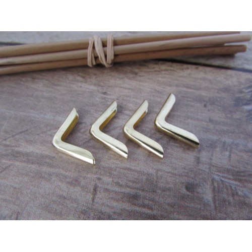 12 Coins De Protection Métal Vintage – 39x39x9 Mm, Pour Boîtes, Caisses En Bois, Cadres Photos