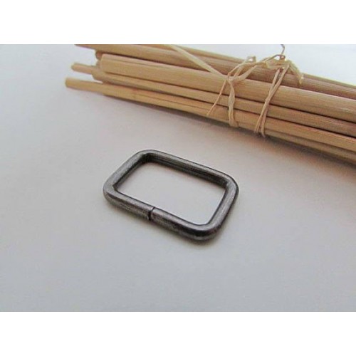 12 Boucles Rectangulaires Métal Pour Sacs, Ceintures, Projets DIY - Doré, 30mm
