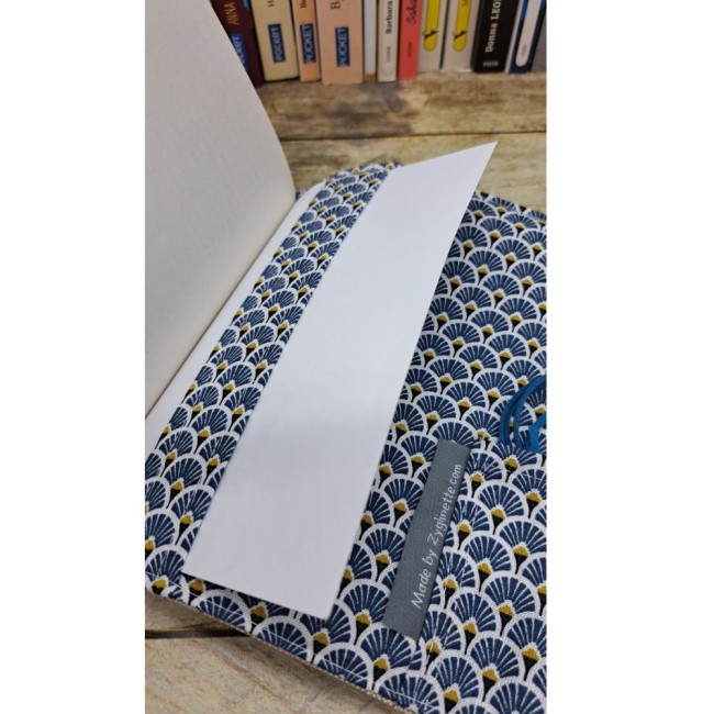 Couverture livre en tissu fait main, couvre-livre de poche, cache couverture en tissu coton - vue 6 Couverture livre en tissu fait main, couvre-livre de poche, cache couverture en tissu coton - vue 6